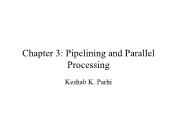Chapter 3: Pipelining and parallel processing