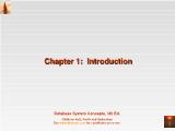 Cơ sở dữ liệu - Chapter 1: Introduction