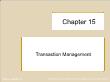 Cơ sở dữ liệu - Chapter 15: Transaction management