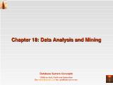 Cơ sở dữ liệu - Chapter 18: Data analysis and mining