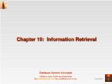 Cơ sở dữ liệu - Chapter 19: Information retrieval