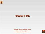 Cơ sở dữ liệu - Chapter 3: SQL