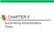 Cơ sở dữ liệu - Chapter 5: Automating administrative tasks