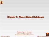 Cơ sở dữ liệu - Chapter 9: Object ­ based databases