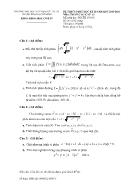 Đề thi cuối kỳ học kỳ II năm học 2015 - 2016 môn: Toán cao cấp A3 - Mã môn học: Math 130301