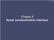 Điện, điện tử - Chapter 9: Serial communication interface