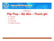 Điện, điện tử - Chương 2: Flip flop – bộ đếm – thanh ghi