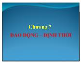 Điện, điện tử - Chương 7: Dao động - Định thời