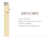 Điện, điện tử - Khí cụ điện