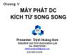 Điện, điện tử - Máy phát dc kích từ song song