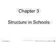 Giáo dục học - Chapter 3: Structure in schools