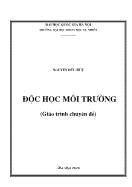 Giáo trình Độc học môi trường