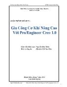 Giáo trình: Gia công cơ khí nâng cao với Pro / Engineer Creo 1.0