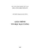 Giáo trình Tin học đại cương