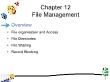 Hệ điều hành - Chapter 12: File management