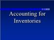 Kế toán, kiểm toán - Accounting for inventories