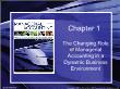 Kế toán, kiểm toán - Chapter 1: The changing role of managerial accounting in a dynamic business environment