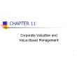 Kế toán, kiểm toán - Chapter 11: Corporate valuation and value - Based management