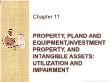 Kế toán, kiểm toán - Chapter 11: Property, pland and equipment, investment property, and intangible assets: utilization and impairment