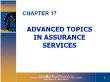 Kế toán, kiểm toán - Chapter 17: Advanced topics in assurance services