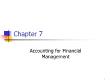 Kế toán, kiểm toán - Chapter 7: Accounting for financial management