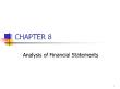 Kế toán, kiểm toán - Chapter 8: Analysis of financial statements