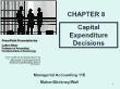 Kế toán, kiểm toán - Chapter 8: Capital expenditure decisions