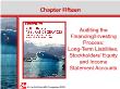 Kế toán, kiểm toán - Chapter fifteen: Auditing the financing/investing process: long - Term liabilities, stockholders’ equity and income statement accounts