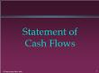 Kế toán, kiểm toán - Statement of cash flows