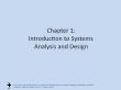 Kĩ thuật lập trình - Chapter 1: Introduction to systems analysis and design