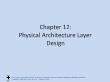 Kĩ thuật lập trình - Chapter 12: Physical architecture layer design