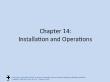 Kĩ thuật lập trình - Chapter 14: Installation and operations