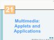 Kĩ thuật lập trình - Chương 21: Multimedia: applets and applications