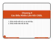 Kĩ thuật lập trình - Chương 5: Các điều khiển liên kết CSDL