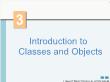 Kĩ thuật lập trình - Introduction to classes and objects