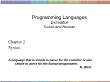 Kiến trúc máy tính và hợp ngữ - Chapter 2: Syntax a language that is simple to parse for the compiler is also simple to parse for the human programmer