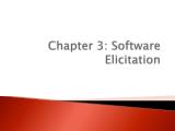 Kiến trúc máy tính và hợp ngữ - Chapter 3: Software elicitation