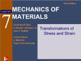 Kiến trúc xây dựng - Chương 7: Mechanics of materials