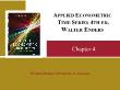 Kinh tế học - Chapter 4: Applied econometric time series 4th ed. walter enders