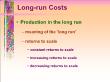 Kinh tế học - Long - Run costs