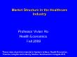 Kinh tế học - Market structure in the healthcare industry