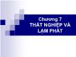 Kinh tế vĩ mô - Chương 7: Thất nghiệp và lạm phát