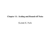 Kỹ thuật viễn thông - Chapter 11: Scaling and round - Off noise
