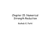 Kỹ thuật viễn thông - Chapter 15: Numerical strength reduction