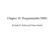Kỹ thuật viễn thông - Chapter 18: Programmable dsps