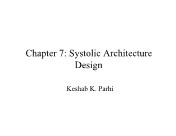 Kỹ thuật viễn thông - Chapter 7: Systolic architecture design