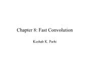 Kỹ thuật viễn thông - Chapter 8: Fast convolution
