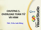 Lập trình hướng đối tượng - Chương 5: Overload toán tử và hàm