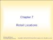 Marketing bán hàng - Chapter 7: Retail locations