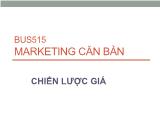 Marketing căn bản - Chiến lược giá